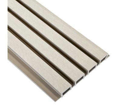 Реечная Фасадная панель Wood-X 219х26 (Шлифованная) Бежевый от производителя  EasyDecking по цене 837 р