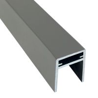 П-профиль алюминиевый 35x25 Серый