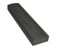 Лавочный брус Некст полнотелый брашированный 70х35 Графит (под заказ)