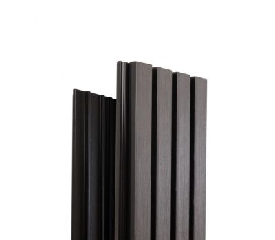 Реечная фасадная панель Техно Графит от производителя Ecodecking по цене 921 р Реечная фасадная панель Техно Графит от производителя Ecodecking по цене 921 р