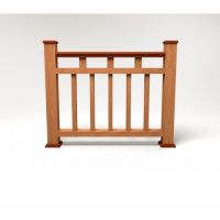 Ограждение ДПК цвет Терракот Сборка №1 Ограждение ДПК цвет Терракот Сборка №1