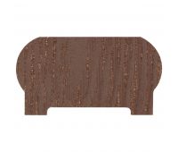 Заглушка торцевая для перил ДПК 95х50 Шоколад