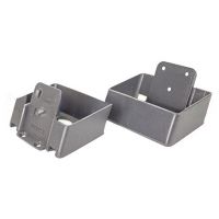 Крепление перил из алюминия наклонное Серый Крепление перил из алюминия наклонное Серый