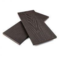 Заборная доска полнотелая ДПК Венге Заборная доска полнотелая ДПК Венге