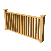 Декоративные ограждения ДПК " Риальто", Песчаник, шлифованное Декоративные ограждения ДПК " Риальто", Песчаник, шлифованное