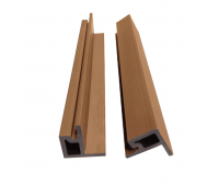 Профиль угловой ДПК NauticPrime, Ко-Экструзия, тип R 50x50x3000 Тик