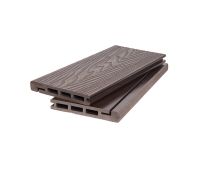 Доска для обрамления террас по периметру из ДПК 3D WOOD Тёмно - коричневый