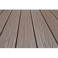 Террасная доска Смарт 3D Полнотелая с пазом Тик Киото Террасная доска Смарт 3D Полнотелая с пазом Тик Киото