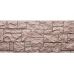 Фасадные панели (цокольный сайдинг) коллекция камень дикий - Терракотовый от производителя  Fineber по цене 645 р