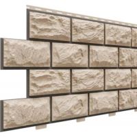 Цокольный сайдинг коллекция Альпийский прокрашенные швы - Орех Цокольный сайдинг коллекция Альпийский прокрашенные швы - Орех