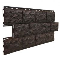 ФАСАДНЫЕ ПАНЕЛИ Доломит Тёмно коричневый