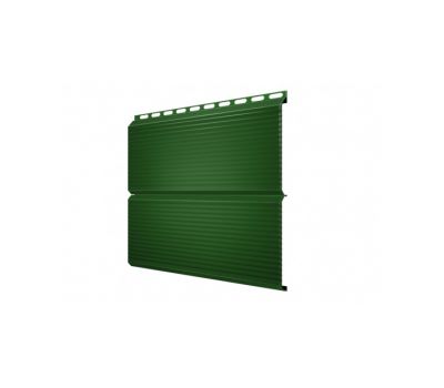 Металлический сайдинг ЭкоБрус Gofr 0,45 PE с пленкой RAL 6002 Лиственно-зеленый от производителя  Grand Line по цене 452 р