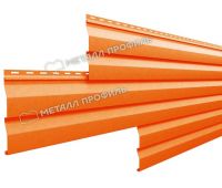 Металлический сайдинг МП СК-14х226 (ПЭ-01-2004-0.45) Чистый оранжевый