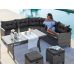 Комплект мебели плетеной из иск. ротанг AFM-307G-Grey от производителя  Afina по цене 125 550 р