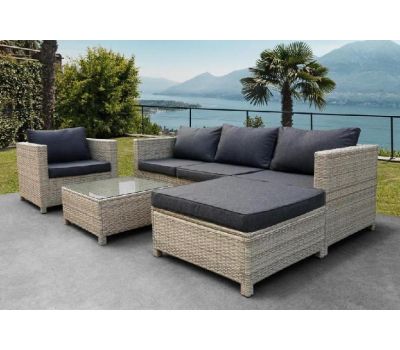 Комплект мебели плетеной из иск. ротанга YR821G Grey/Grey от производителя  Afina по цене 97 050 р