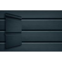 Виниловый сайдинг Double-Брус - Графит