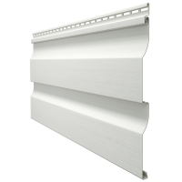 Виниловый сайдинг - серия PREMIUM D4,5D,(Корабельный брус) Пломбир