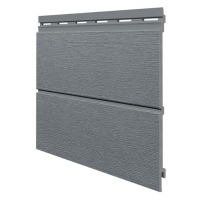 Виниловый сайдинг панель двойная Kerrafront Modern Wood - Quartz Grey