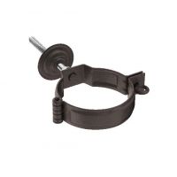 Декоративный хомут трубы под метиз с комплектом крепления RR 32 Тёмно-коричневый matt 125/90 Декоративный хомут трубы под метиз с комплектом крепления RR 32 Тёмно-коричневый matt 125/90