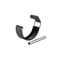 Соединитель желоба с резиновым уплотнителем RR 32 Тёмно-коричневый matt 125/90 Соединитель желоба с резиновым уплотнителем RR 32 Тёмно-коричневый matt 125/90