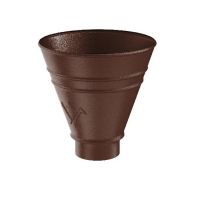 Воронка водосборная круглая RAL 8017 Коричневый matt 150/100 Воронка водосборная круглая RAL 8017 Коричневый matt 150/100